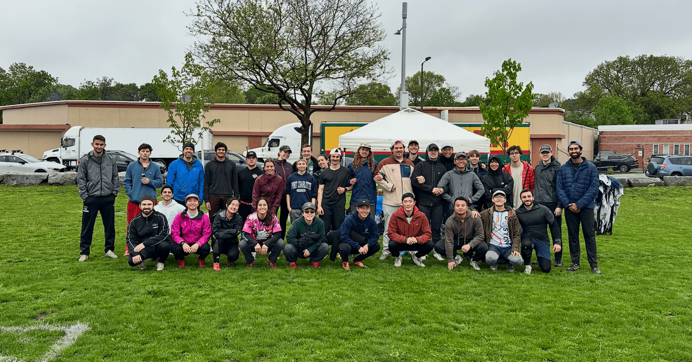 Boston Roundnet squad tourney group photo